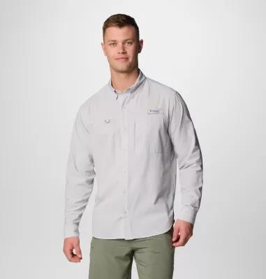 Columbia Men's PFG Solar Breeze Woven Long Sleeve Shirt- Product Image