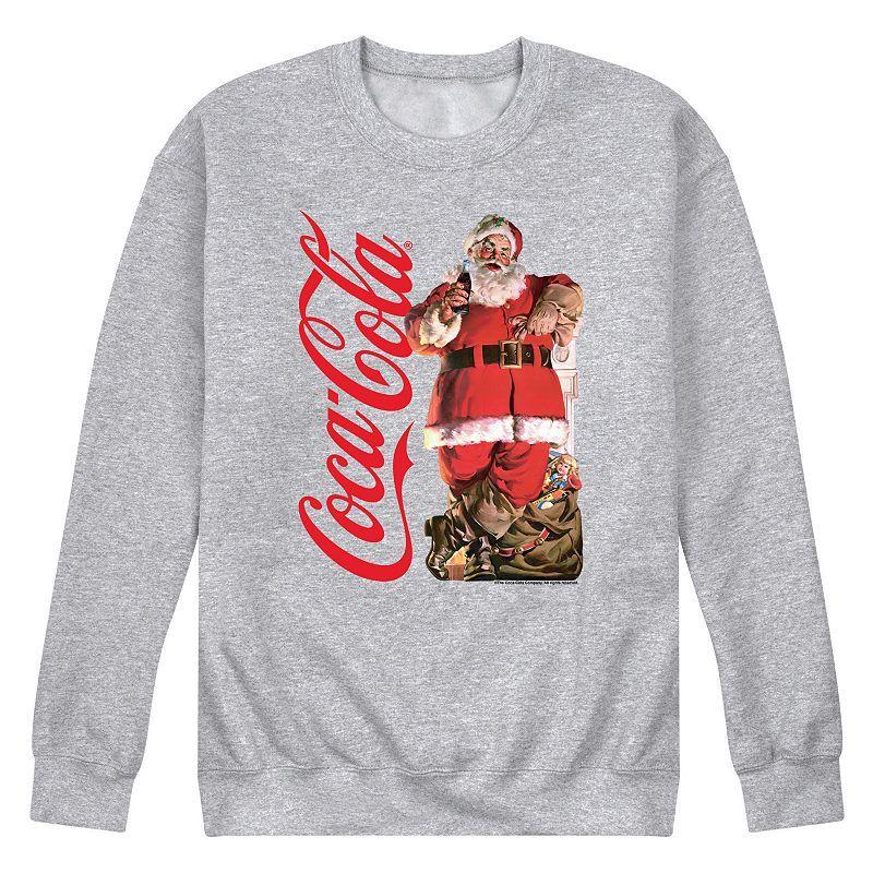 Mens CocaCola Vintage Santa Sweatshirt Product Image