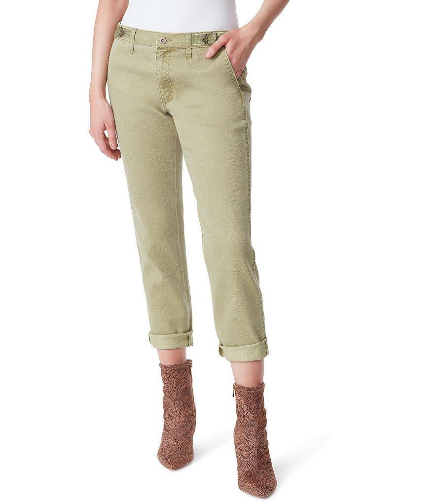 Jessica Simpson Mika Mid Rise Slouchy Skinny Chino Pants Product Image