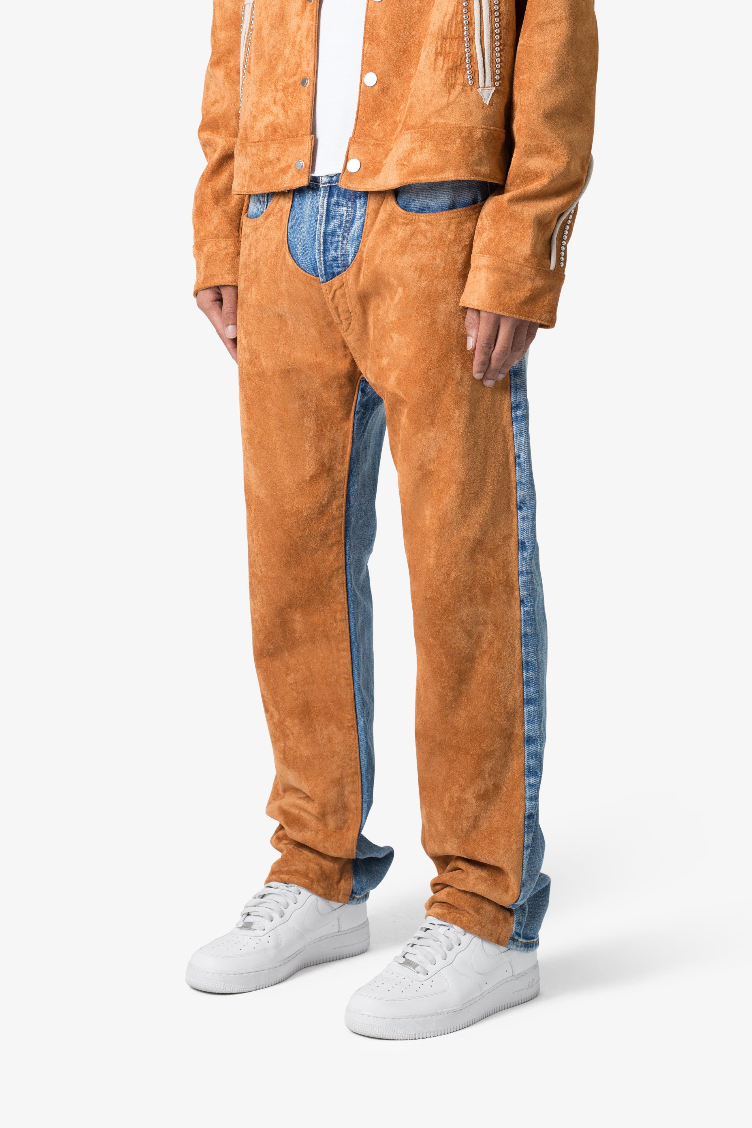 V636 Western Baggy Denim - Blue Product Image