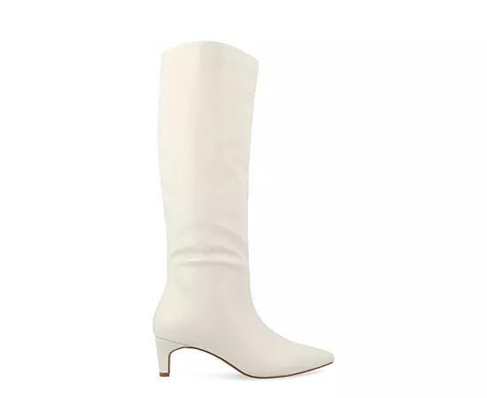 Journee Collection Womens Tullip Tru Comfort Wide Width Wide Calf Kitten Heel Dress Boots Product Image