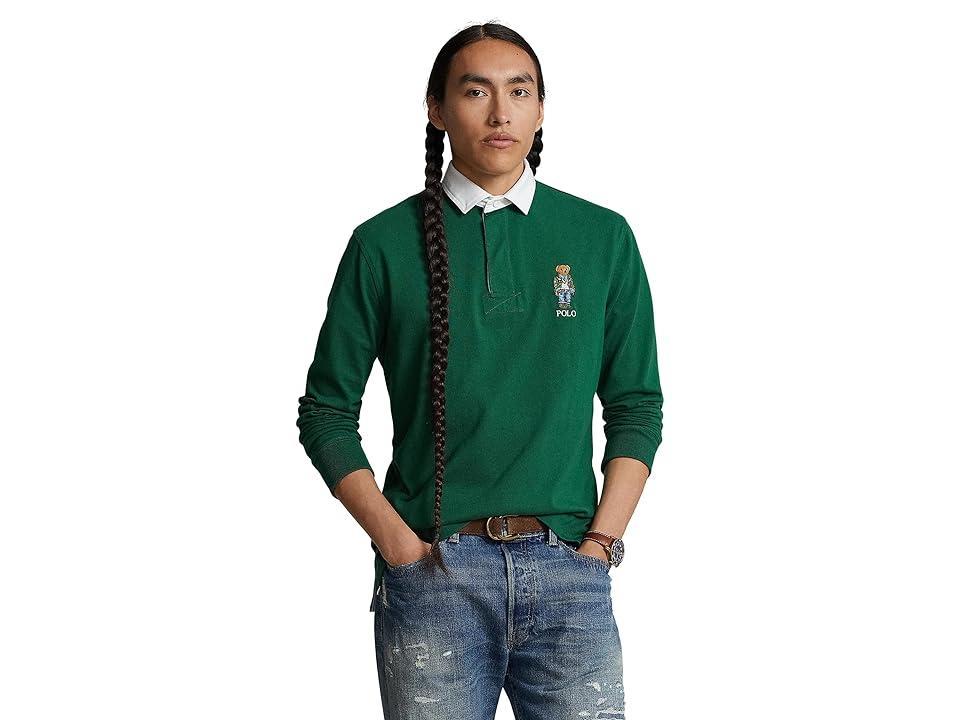 Mens Rugby Jersey Long-Sleeve Polo Product Image