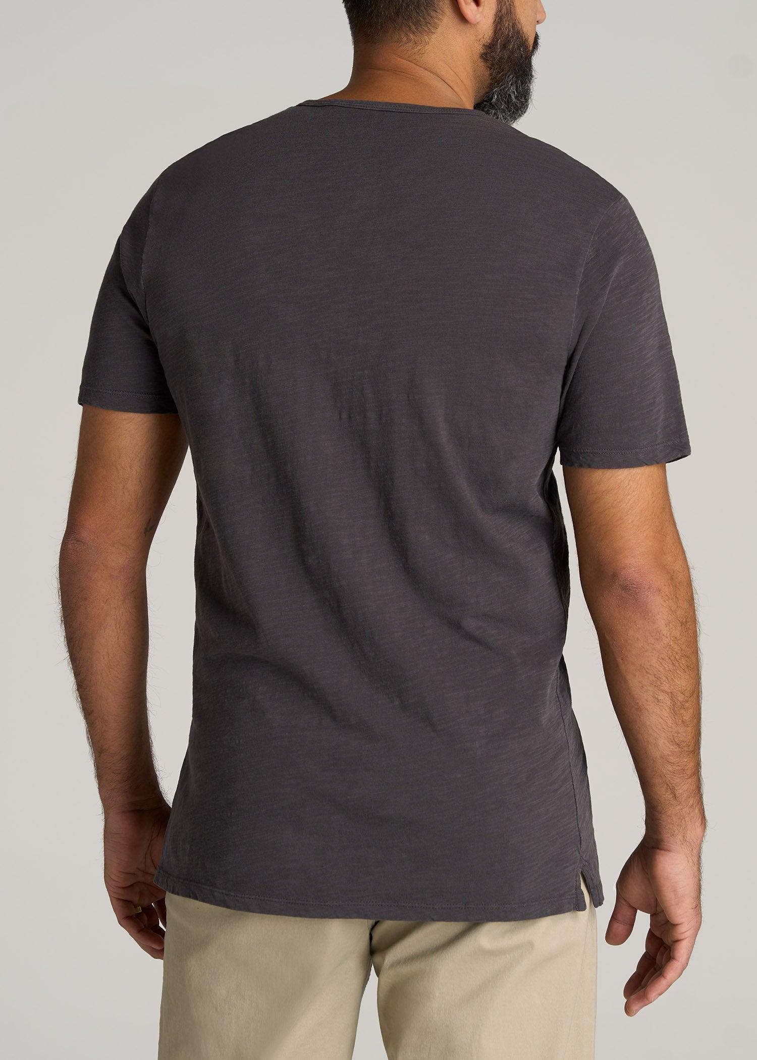 REGULAR-FIT Slub Tee in Charcoal - Tall Men's Shirts Male Product Image