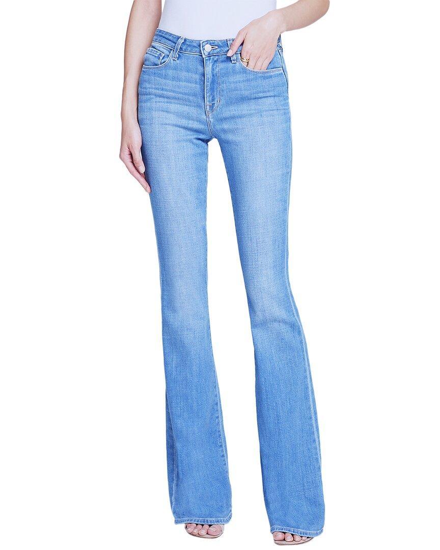 L'agence Bell High-rise Flare Jean In Blue Product Image