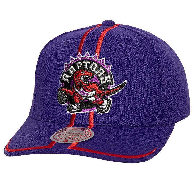 Mens Mitchell & Ness Purple Toronto Raptors Hardwood Classics 1998 NBA Draft Commemorative Adjustable Hat Product Image