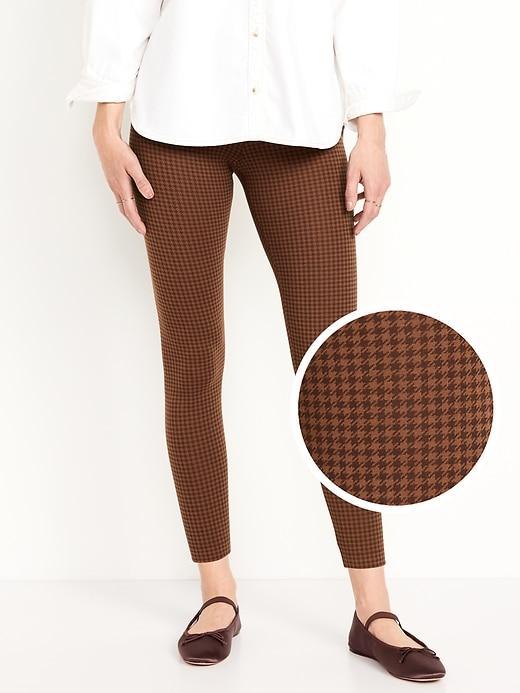 High-Waisted Jersey Ankle Leggings Product Image