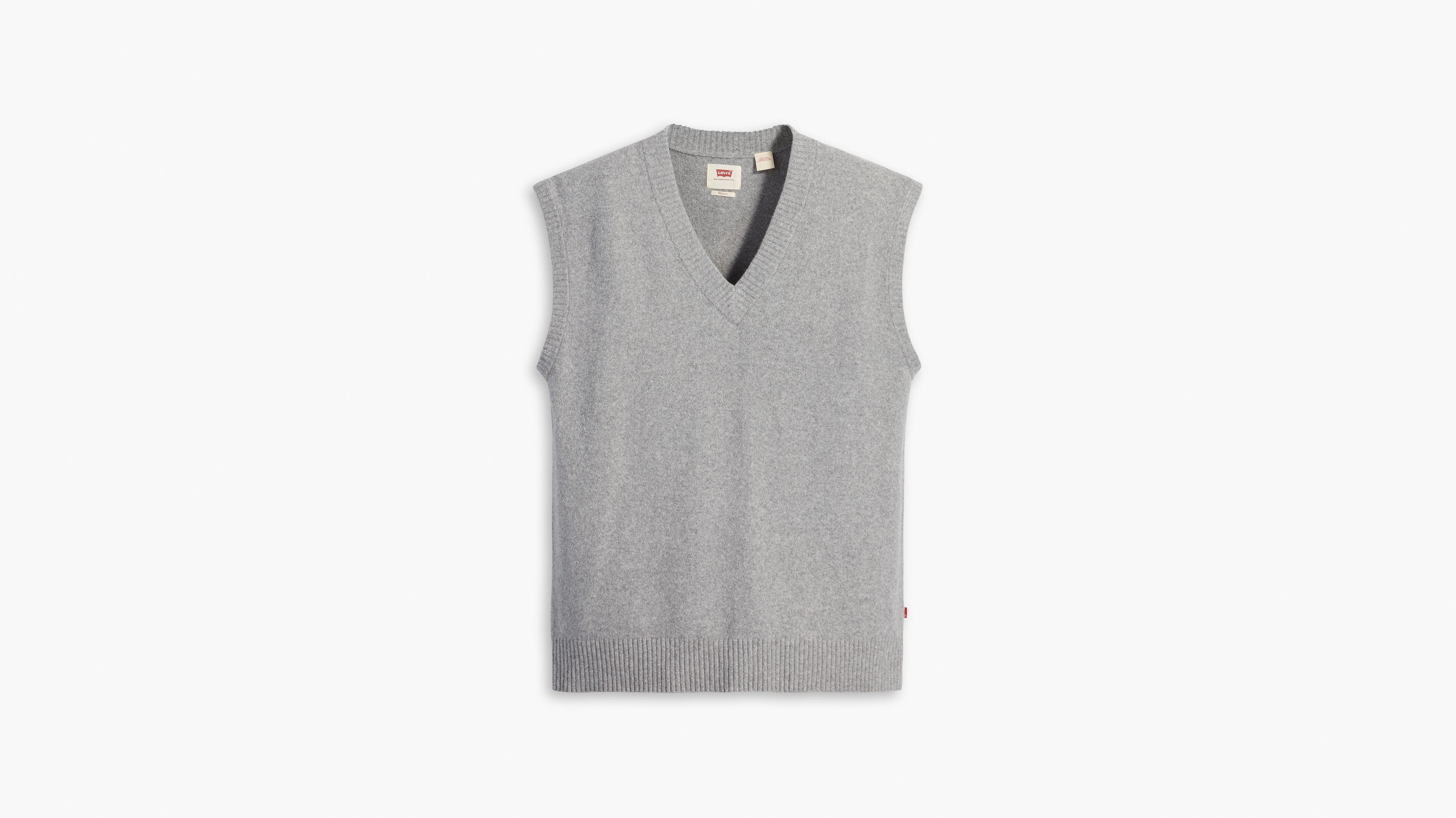 Loose Sweater Vest Product Image