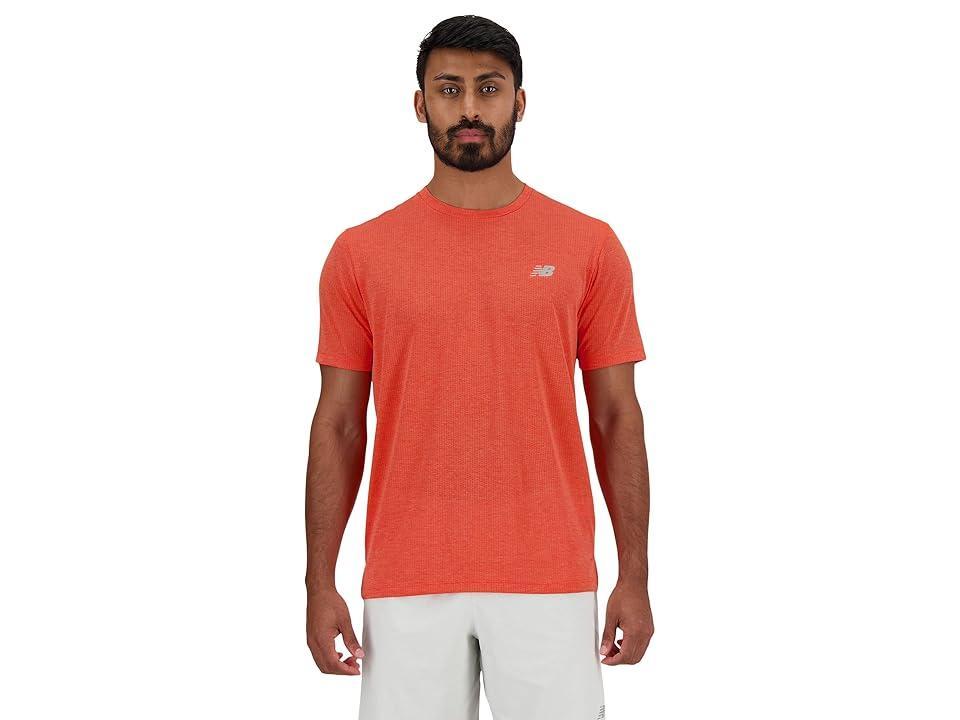 New Balance New Balance Men's Athletics T-Shirt (Neo Flame Heather) Men's Clothing Product Image