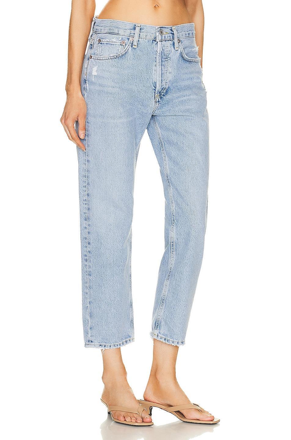 AGOLDE Parker High Waist Crop Relaxed Straight Leg Jeans Product Image