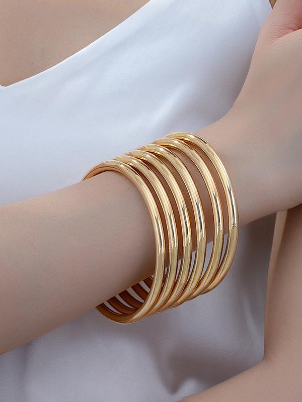 Geometric Solid Color Bracelet Accessories Product Image