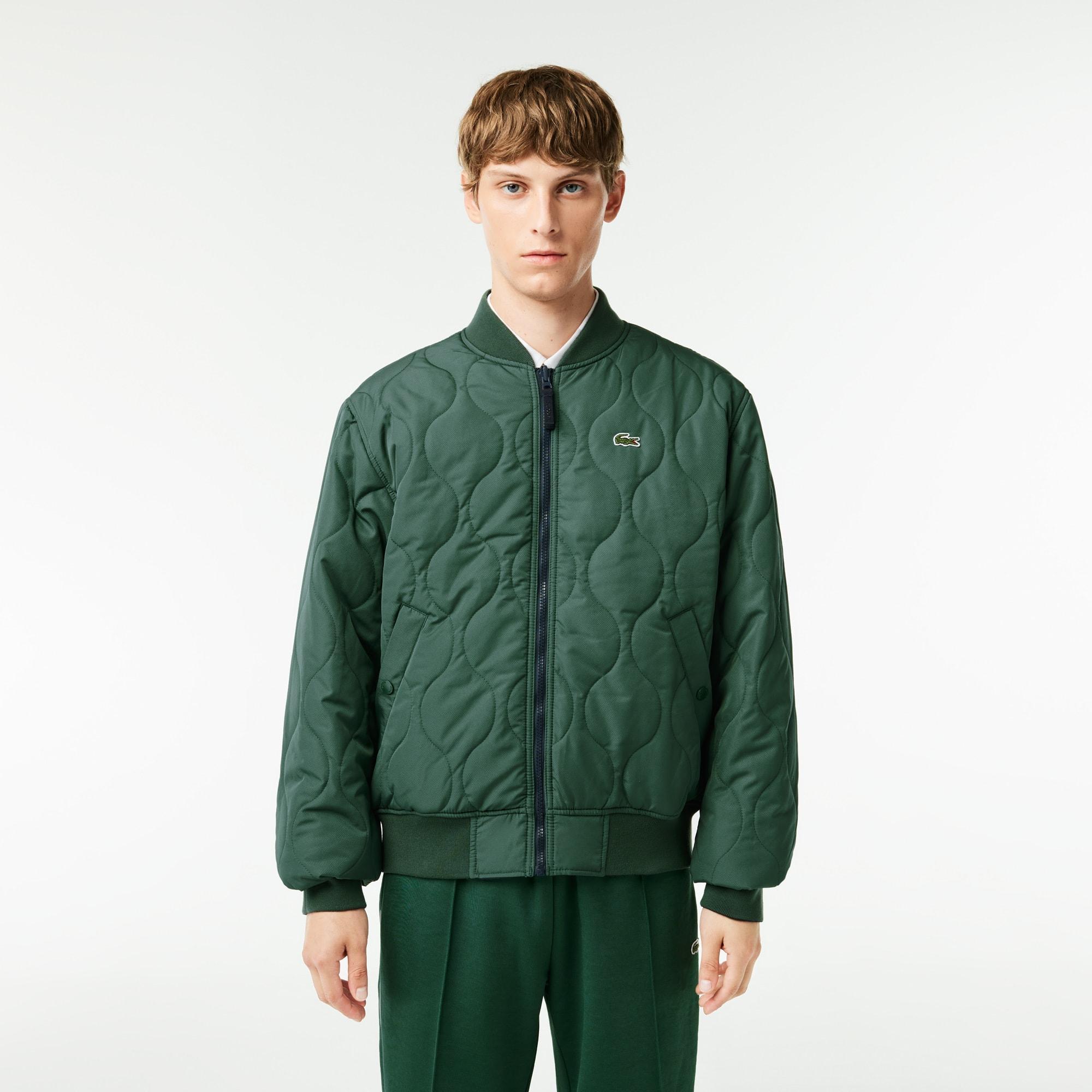 Water-Repellent Padded Bomber Jacket Product Image