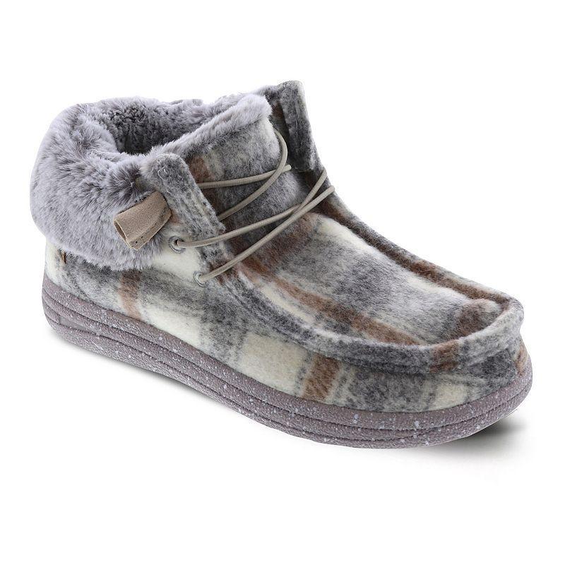 LAMO Cassidy Womens Ankle Boots Grey Plaid Product Image