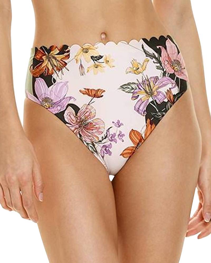 Womens Penelope Vitreo Reversible High-Waist Bikini Bottom Product Image