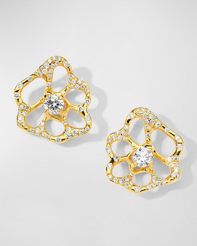 Womens Stardust 18K Yellow Gold & 0.3 TCW Diamond Stud Earrings Product Image