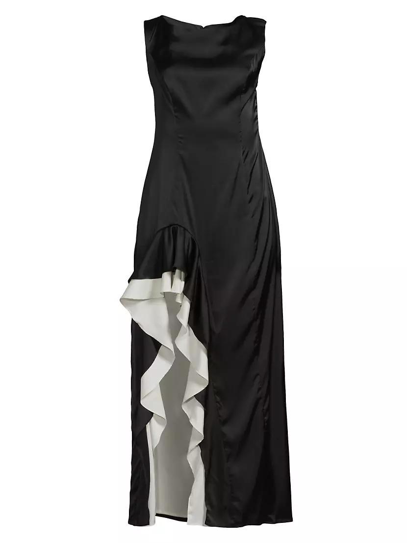 Primrose Satin Maxi Dress Product Image