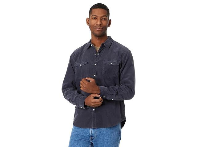 Lucky Brand Corduroy Western Long Sleeve Shirt (Parisian Nights) Men's T Shirt Product Image