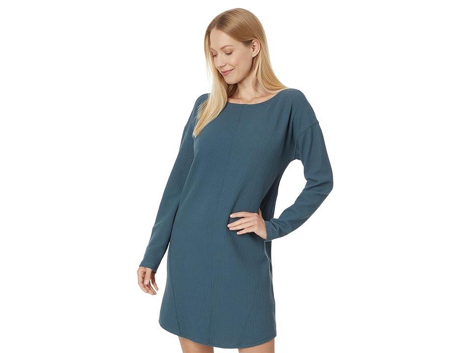 Lilla P Seamed Boatneck Dress (Abyss) Women's Dress Product Image