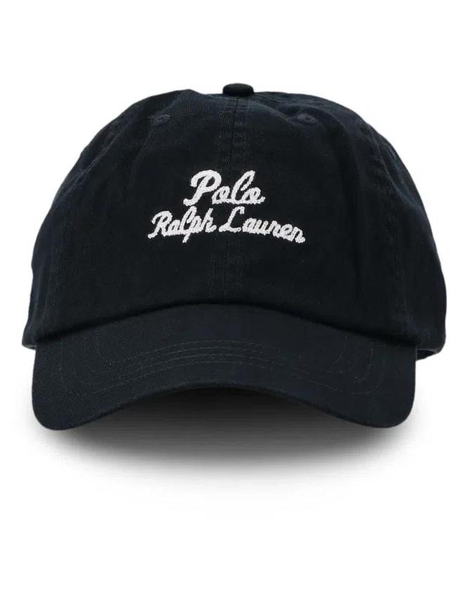 Logo-print Cotton Cap In Black Product Image