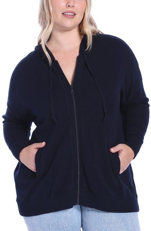 Minnie Rose V-neck Cashmere Zip Hoodie Product Image