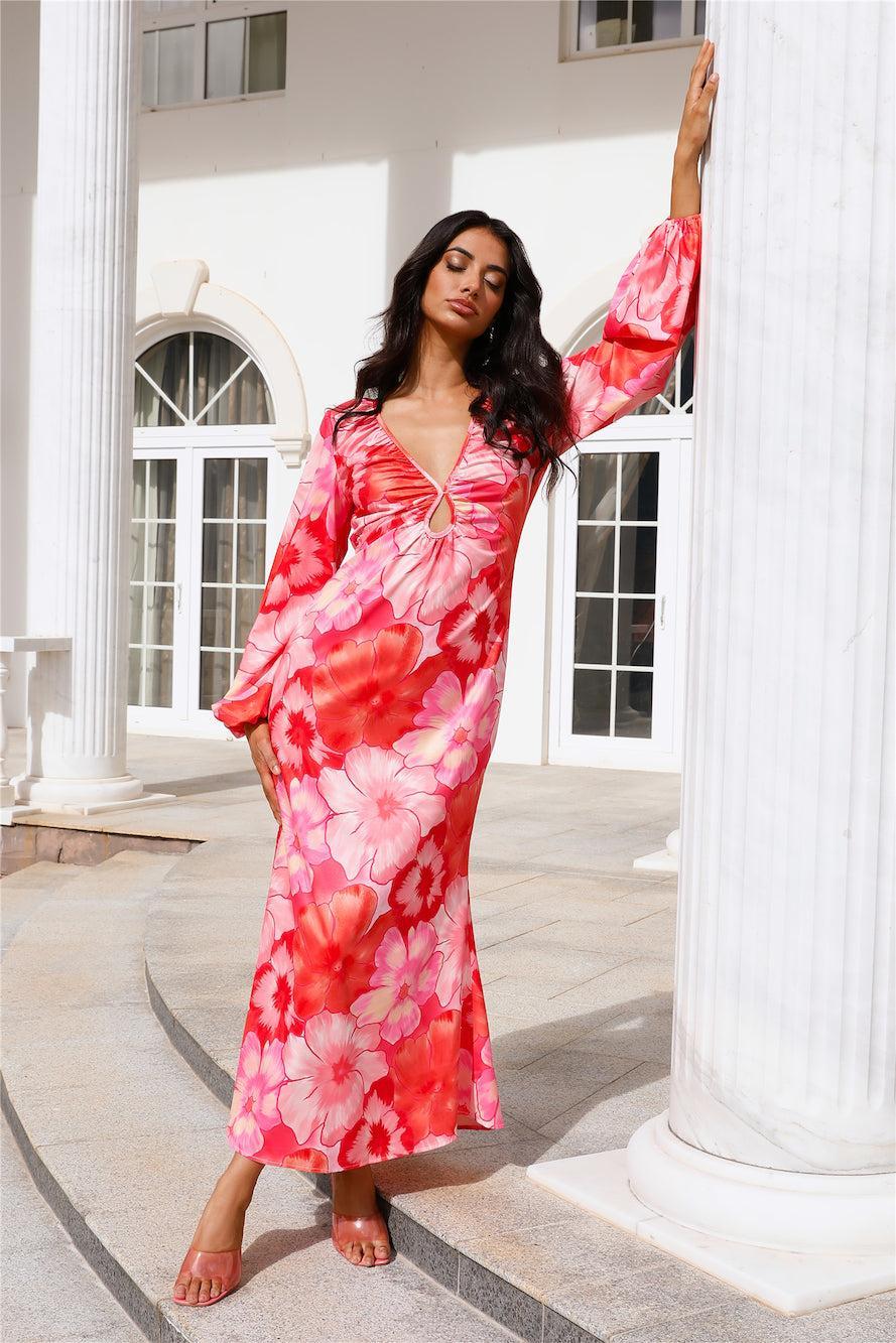 Vivid Soul Maxi Dress Pink Product Image