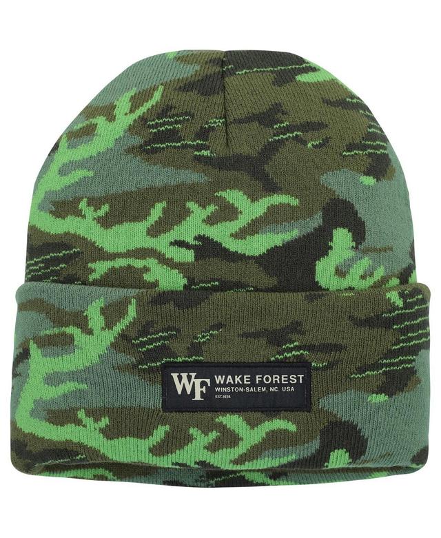 Mens Nike Camo Wake Forest Demon Deacons Veterans Day Cuffed Knit Hat Product Image