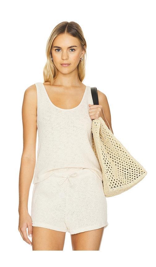 Cotton Slub Mesh Tank Top product image