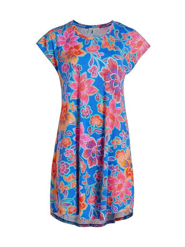 Womens Daniela Floral Cotton-Blend Sleep Dress Product Image