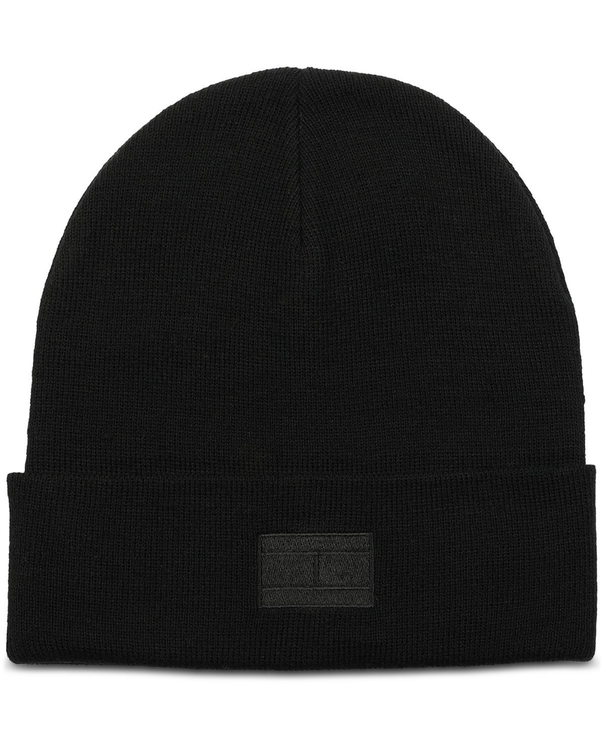 Tommy Hilfiger Mens Ghost Logo Embroidered Beanie Product Image