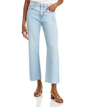 Womens Le Jane Mid-Rise Stretch Cropped Boot-Cut Jeans Product Image