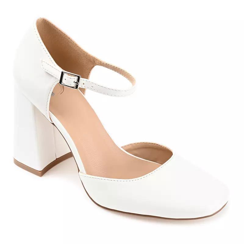 Journee Collection Hesster Womens Ankle Strap Heels Product Image