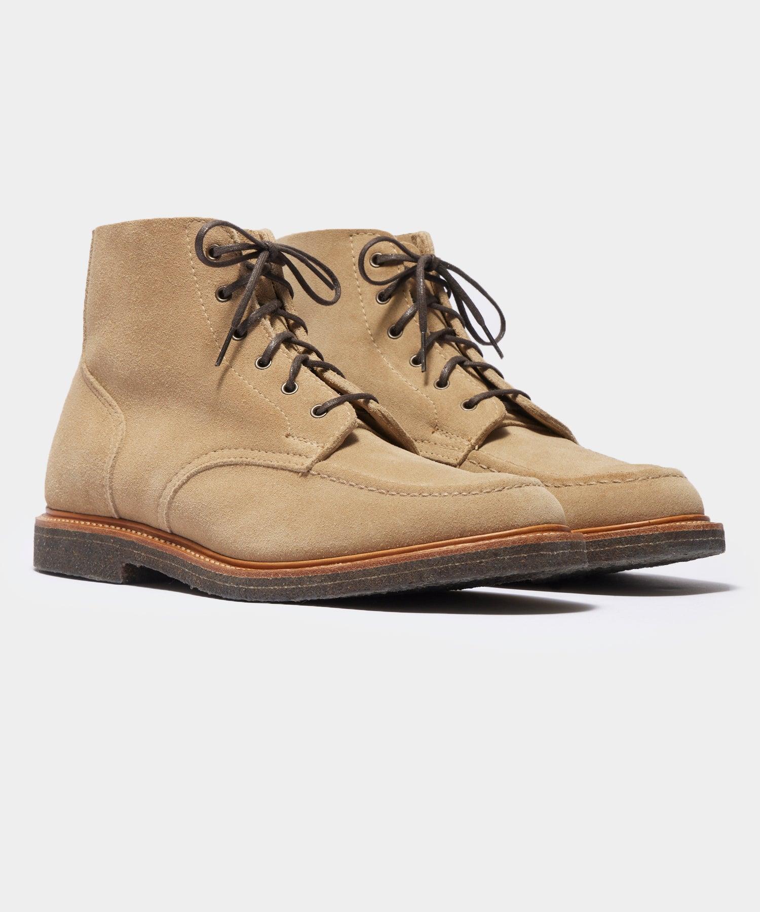 Todd Snyder x Sanders Apron Boot in Milkshake Suede Product Image