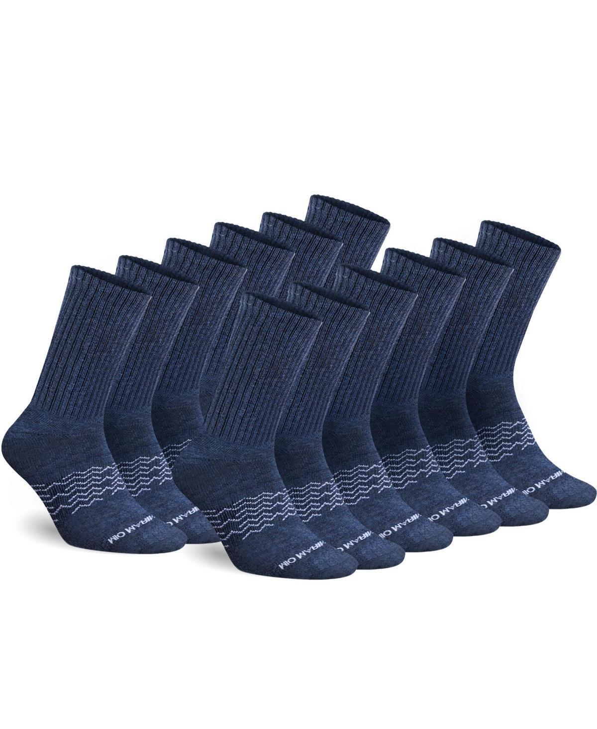 Mens Moisture Control Athletic Crew Socks12 Pack Product Image