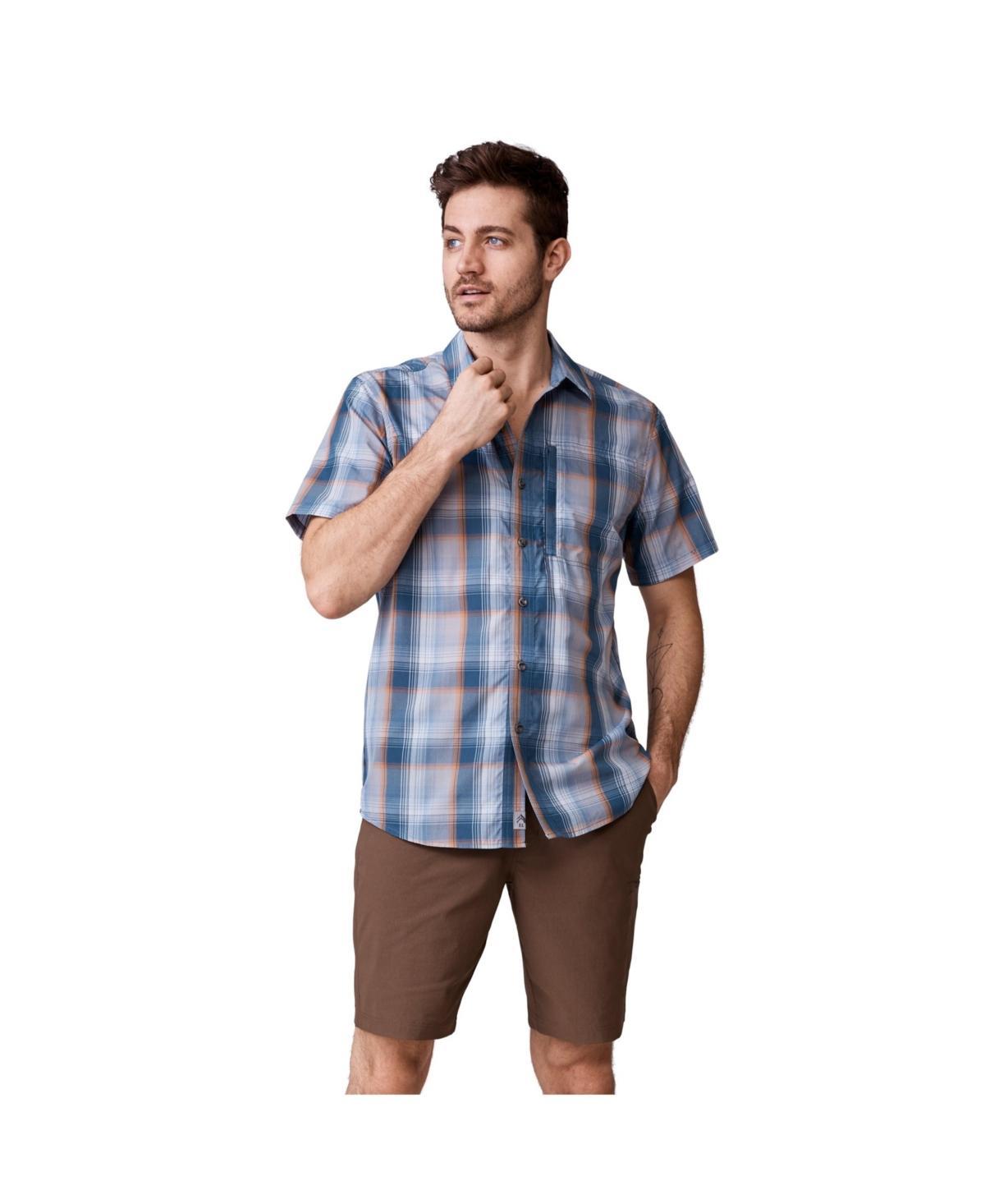 Free Country Mens Excursion Short Sleeve Poplin Shirt Product Image