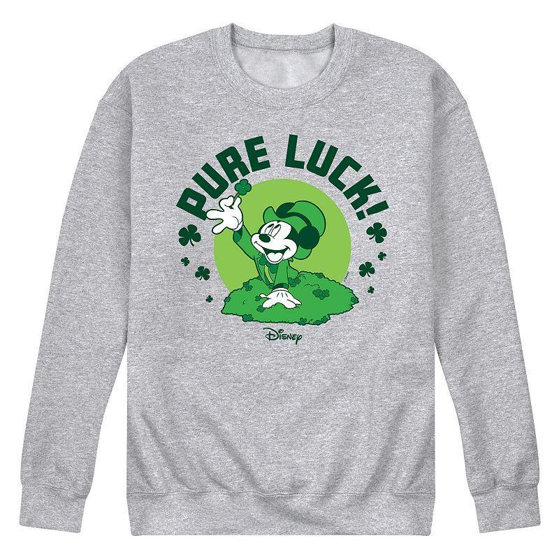 Disneys Mickey Mouse Mens Pure Luck Fleece Sweatshirt Product Image