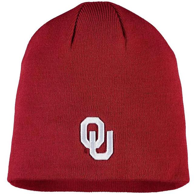 Mens Top of The World Crimson Oklahoma Sooners Ezdozit Team Color Knit Beanie Product Image