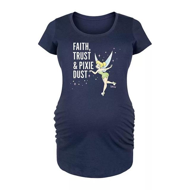 Disneys Tinker Bell Maternity Pixie Dust Graphic Tee, Womens Product Image