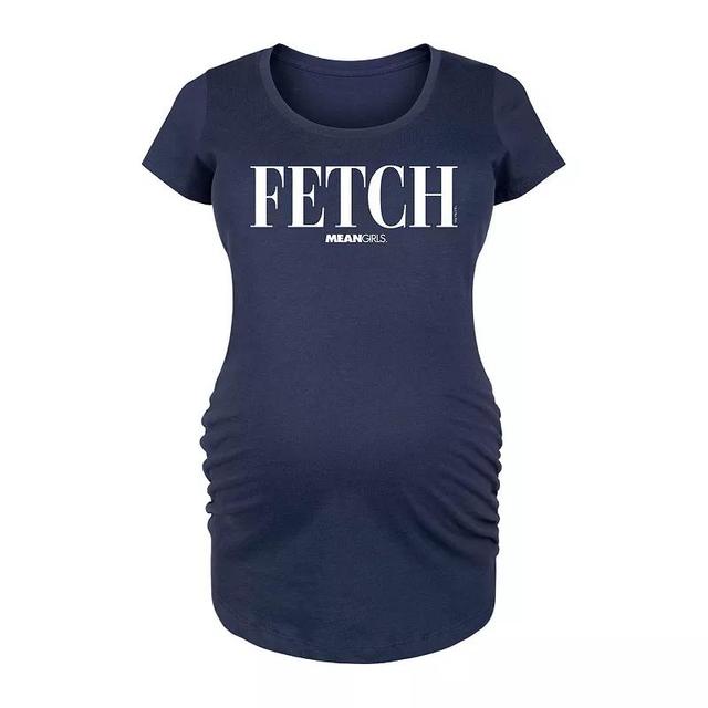 Maternity Mean Girls Fetch Graphic Tee, Womens Blue Product Image