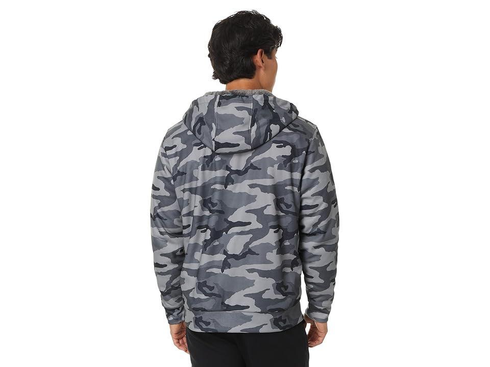 U.S. POLO ASSN. USPA Camo Full Zip Sherpa Hoodie Men's Coat Product Image