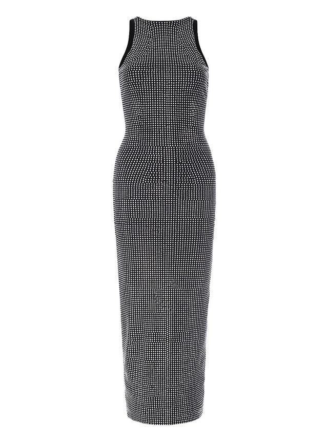 Womens Crystal High Neck Midi-Dress Product Image