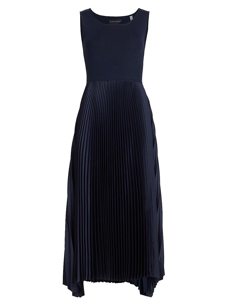 The Mave Pleated Sleeveless Midi Dress Product Image