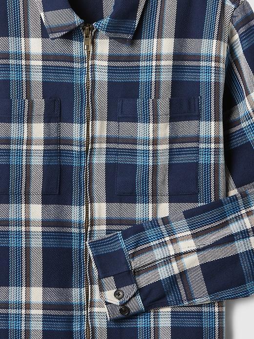 Heavyweight Flannel Full-Zip Shirt Jacket Product Image