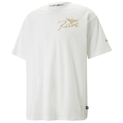 PUMA Mens PUMA Melo Be You T-Shirt - Mens White/Multi Product Image