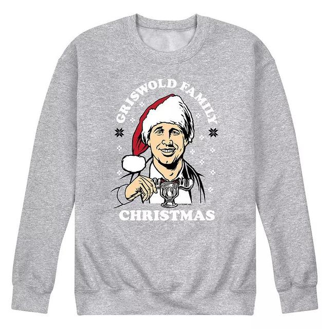 Mens National Lampoons Christmas Vacation Christmas Moose Fleece Sweatshirt Product Image