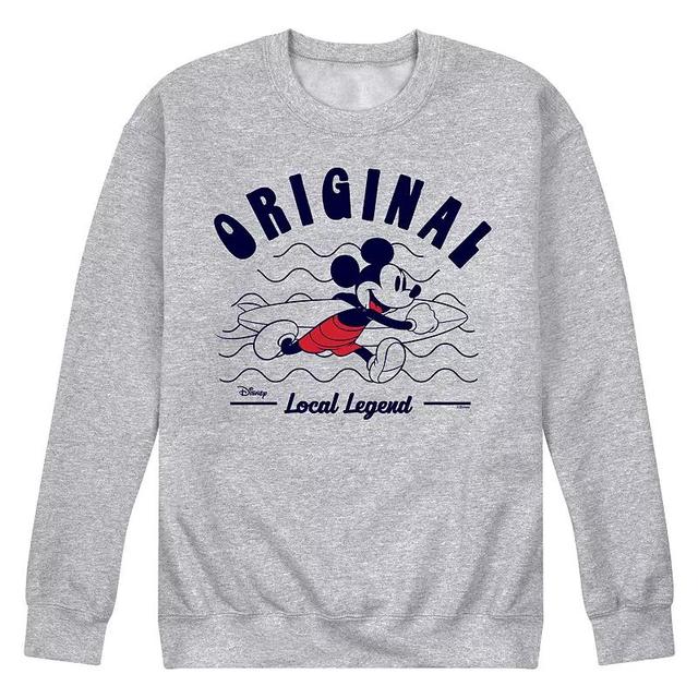 Disneys Mickey Mouse Mens Original Local Legend Fleece Sweatshirt Product Image