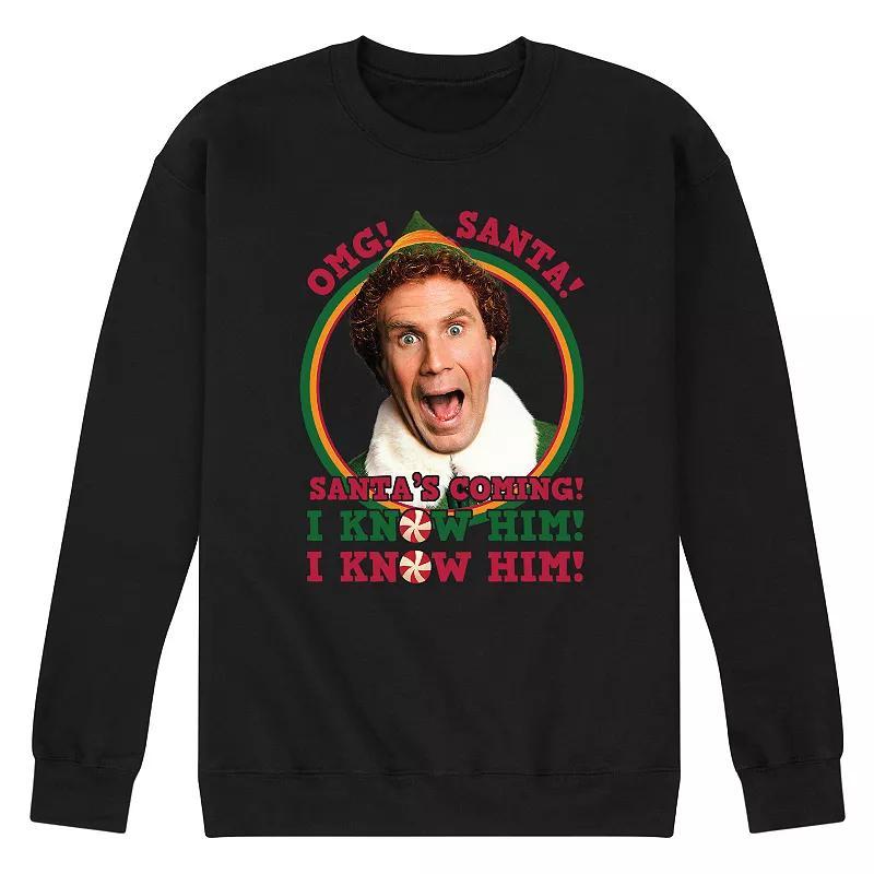 Mens Elf OMG Santa I Know Him Fleece Product Image