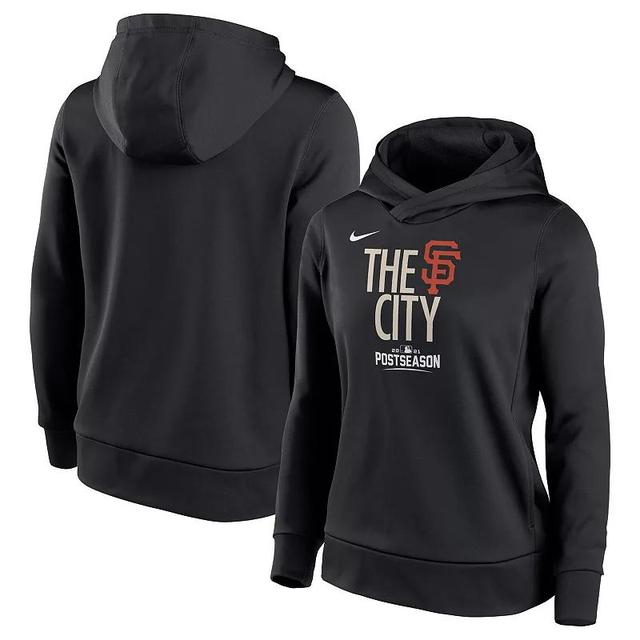 Womens Nike San Francisco Giants Postseason Dugout Pullover Hoodie Product Image