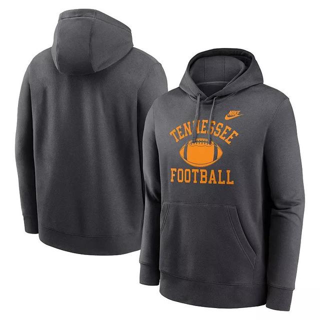 Mens Nike Anthracite Tennessee Volunteers Legacy Football Icon Club Fleece Pullover Hoodie Product Image