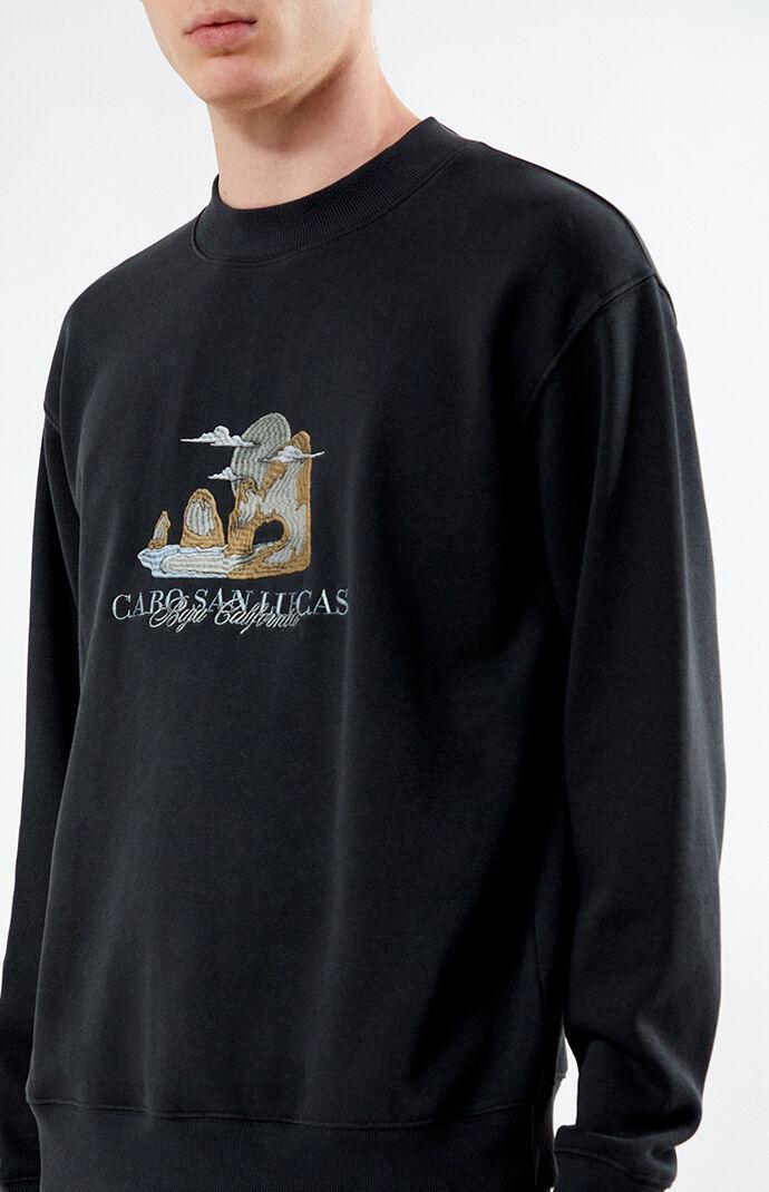 Mens Cabo Embroidery Crew Neck Sweatshirt Product Image