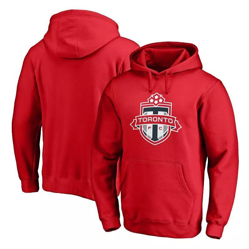 Mens Fanatics Branded Red Toronto FC Logo Pullover Hoodie Product Image