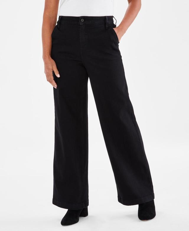 Women's High-Rise Wide-Leg Jeans, Created for Macy's Product Image